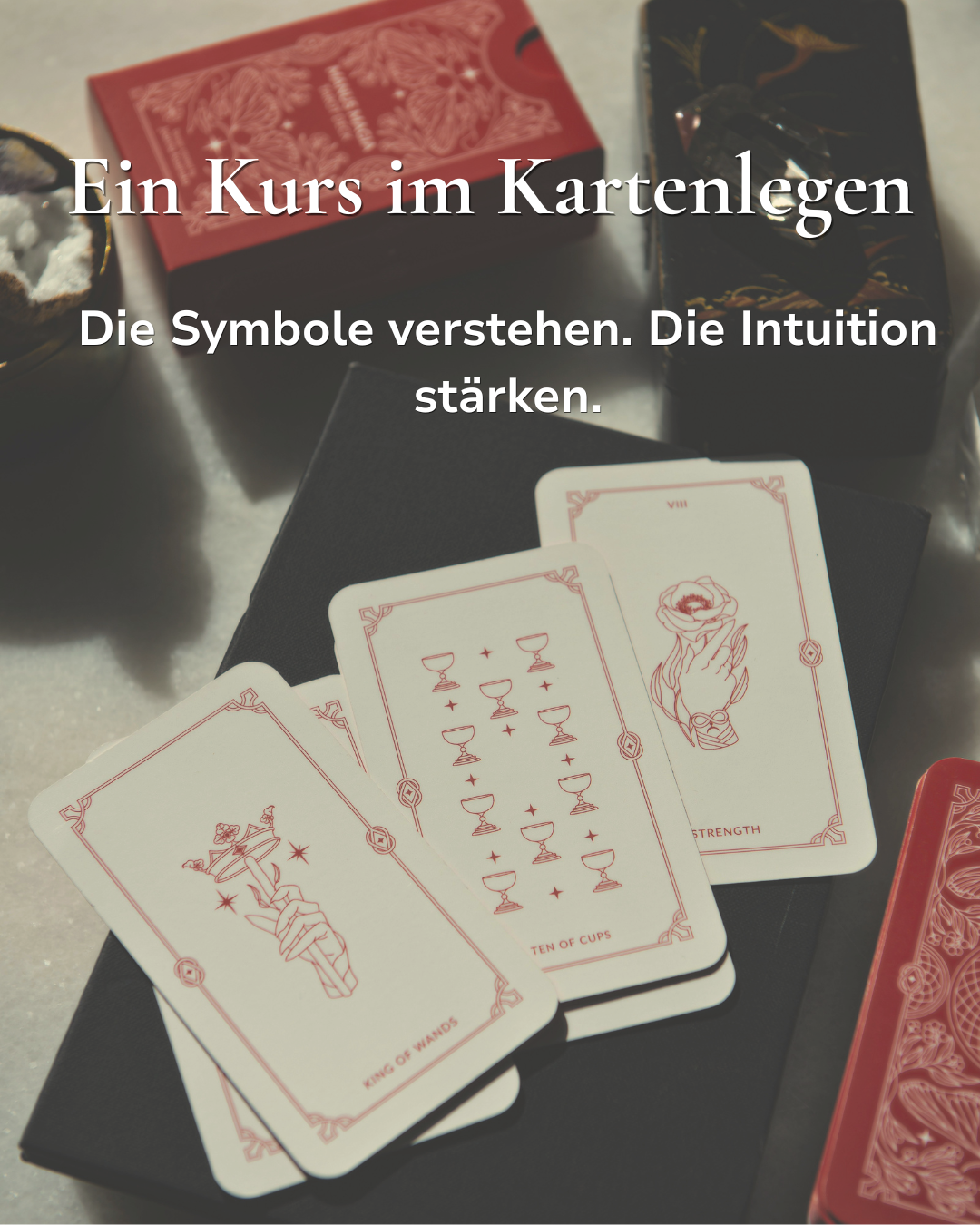 Workshop ein Kurs im Kartenlegen im Soulutionzentrum - Symbole verstehen und Intuition im Alltag stärken